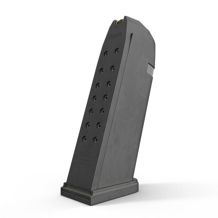 3D model 9mm Ammo Clip 2