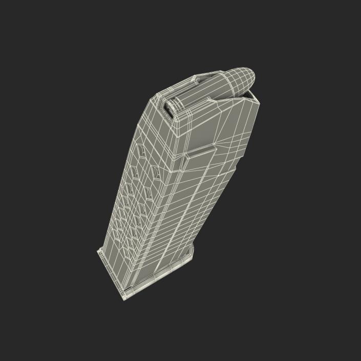 3D model 9mm Ammo Clip 2