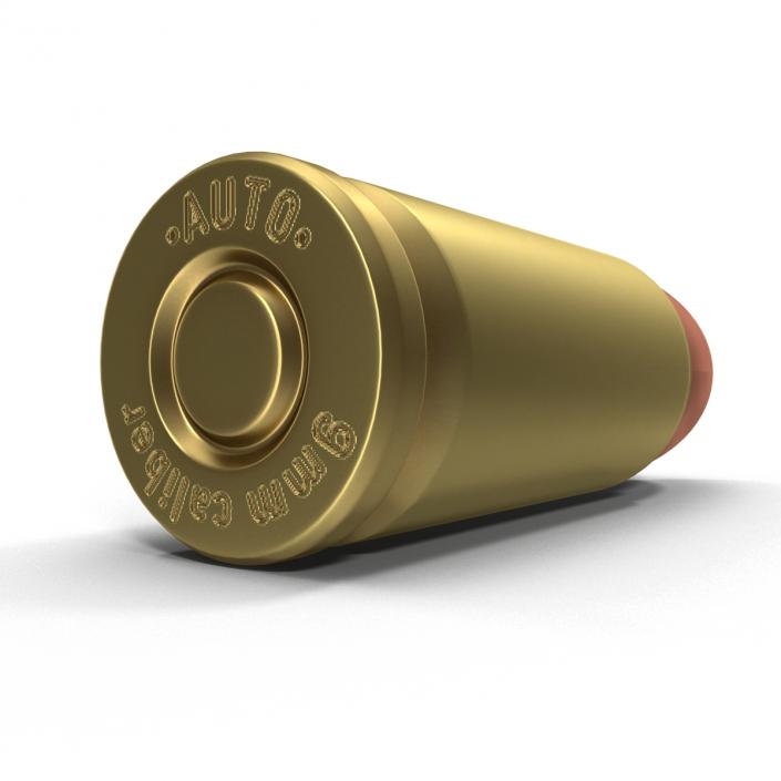 3D model 9mm Cartridge 2