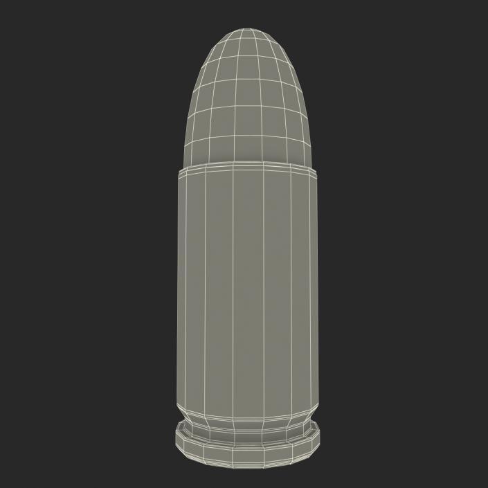 3D model 9mm Cartridge 2