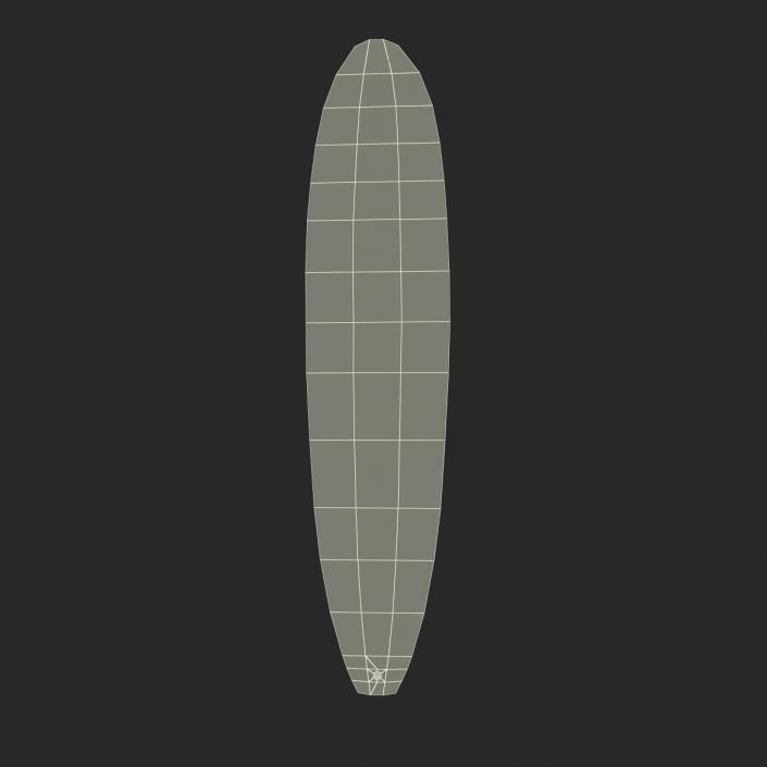 Surfboard Longboard 3D model