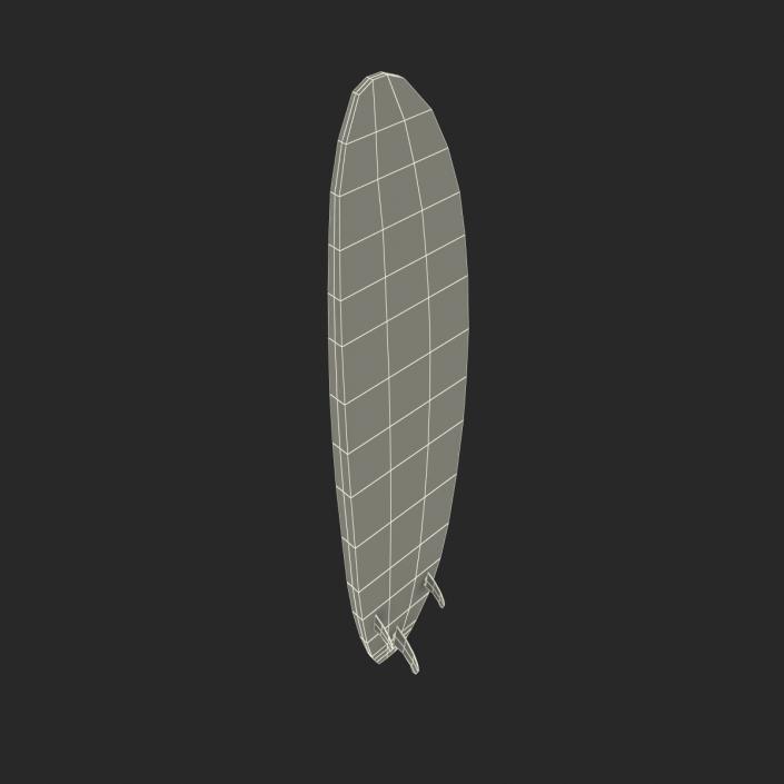 Surfboard Longboard 3D model