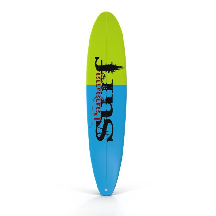 3D Surfboard Longboard 2