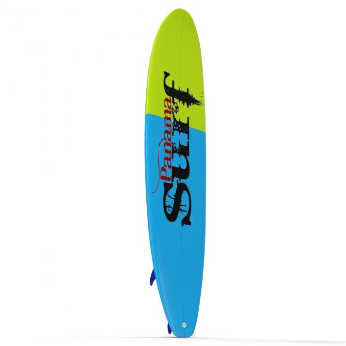 3D Surfboard Longboard 2