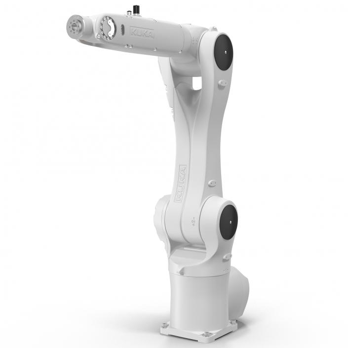 3D Kuka Robot KR 10 R1100 White model