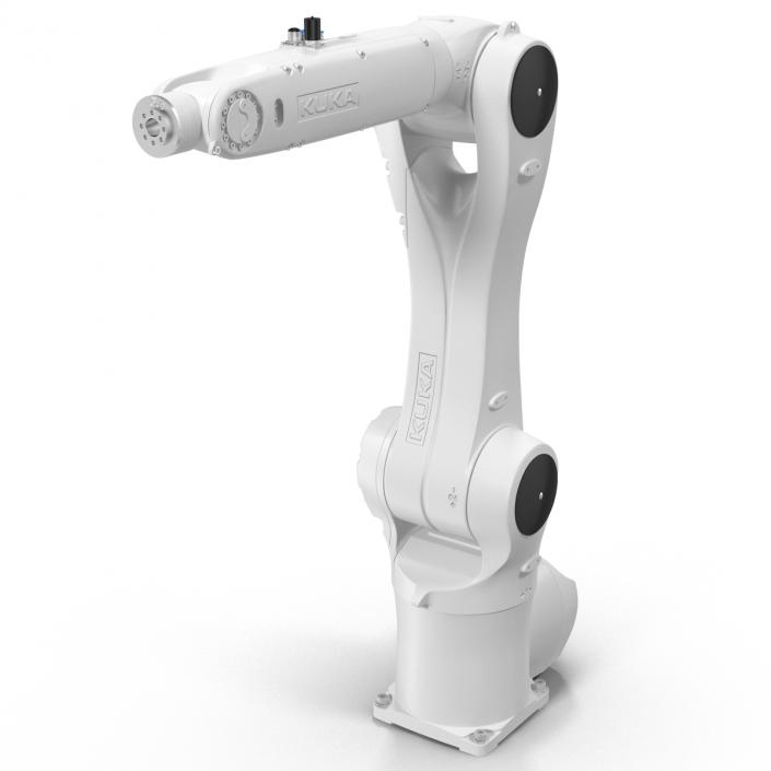 3D Kuka Robot KR 10 R1100 White model