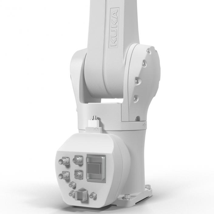 3D Kuka Robot KR 10 R1100 White model