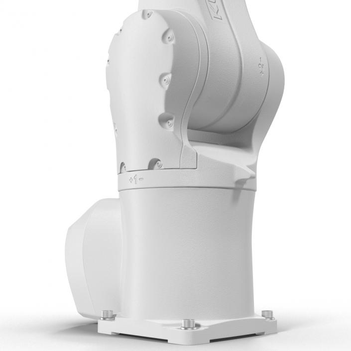 3D Kuka Robot KR 10 R1100 White model