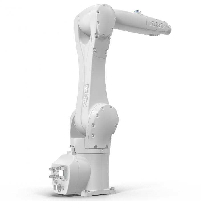 3D Kuka Robot KR 10 R1100 White model