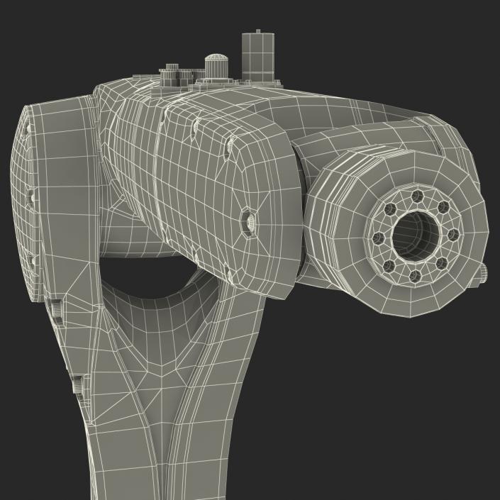 3D model Kuka Robot KR 10 R1100 White Rigged