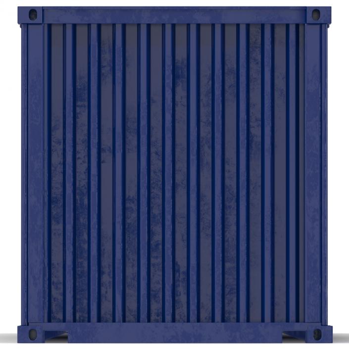 45 ft High Cube Container Blue 2 3D