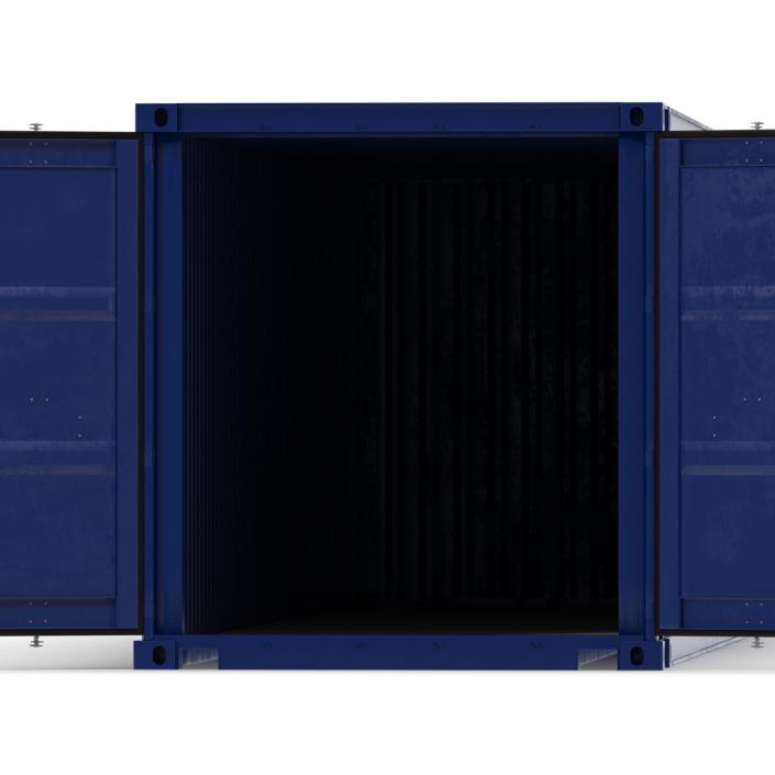 45 ft High Cube Container Blue 2 3D