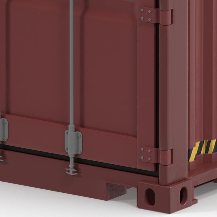 45 ft High Cube Container Red 3D model