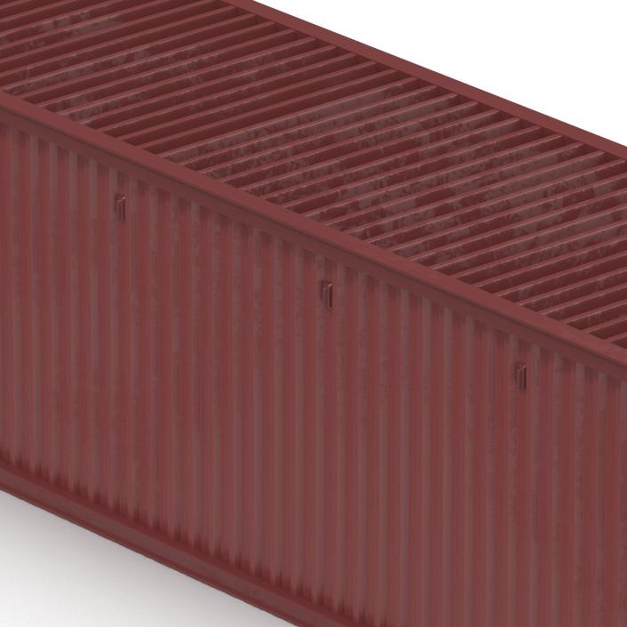 45 ft High Cube Container Red 3D model