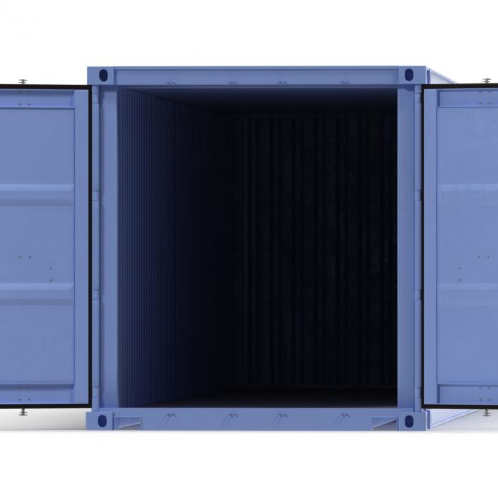 3D model 45 ft High Cube Container Blue