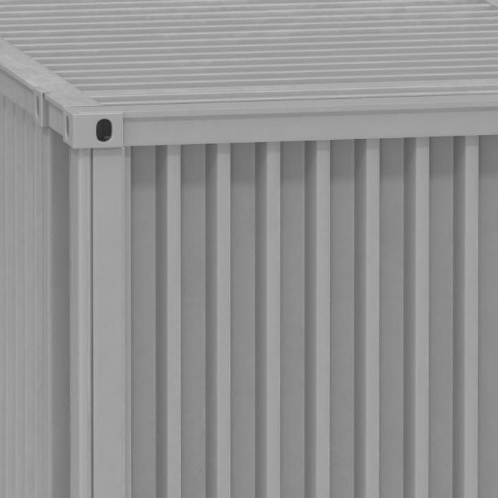 3D 45 ft High Cube Container White