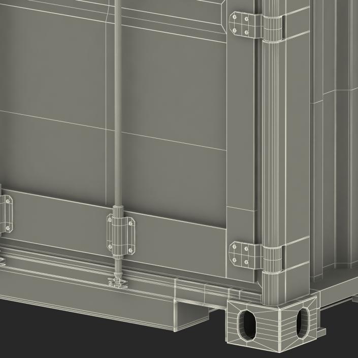 45 ft High Cube Container Red 3D model