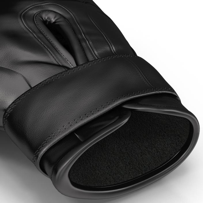 Boxing Gloves Black 3D model