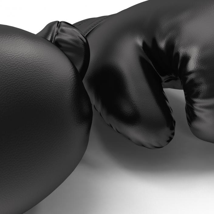 Boxing Gloves Black 3D model