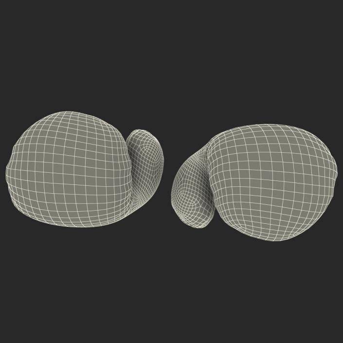 Boxing Gloves Black 3D model