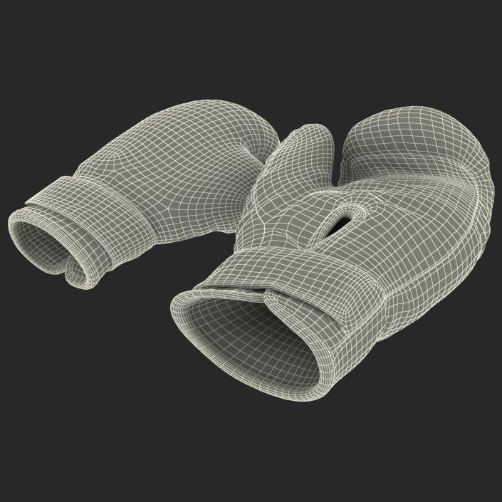 Boxing Gloves Black 3D model