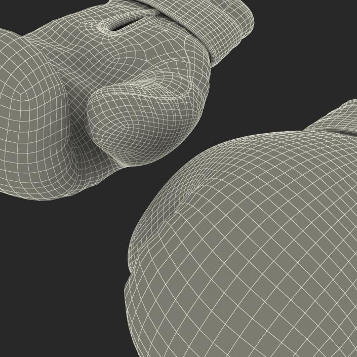 Boxing Gloves Black 3D model