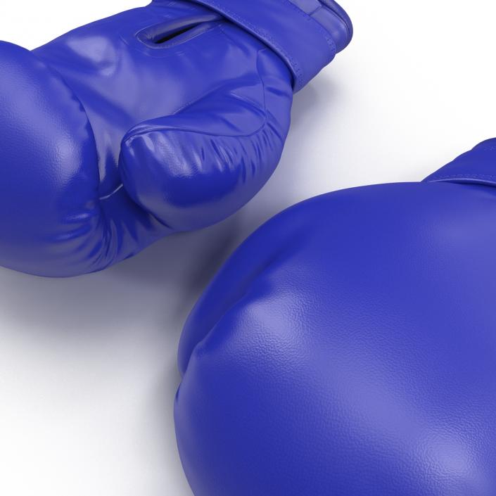 3D Boxing Gloves Blue model