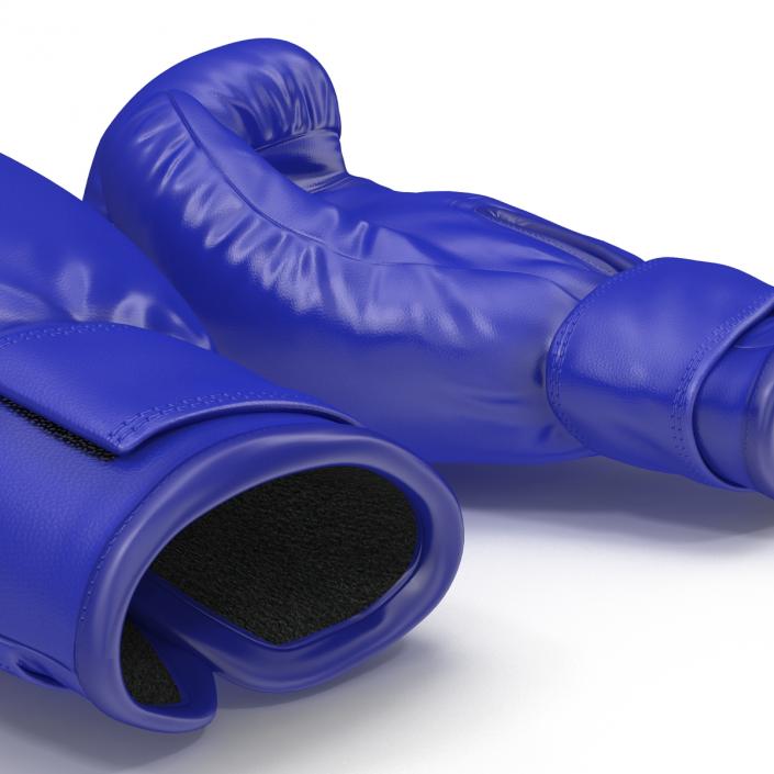 3D Boxing Gloves Blue model