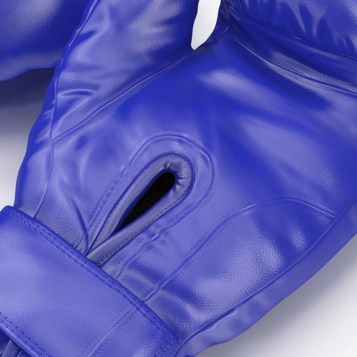 3D Boxing Gloves Blue model