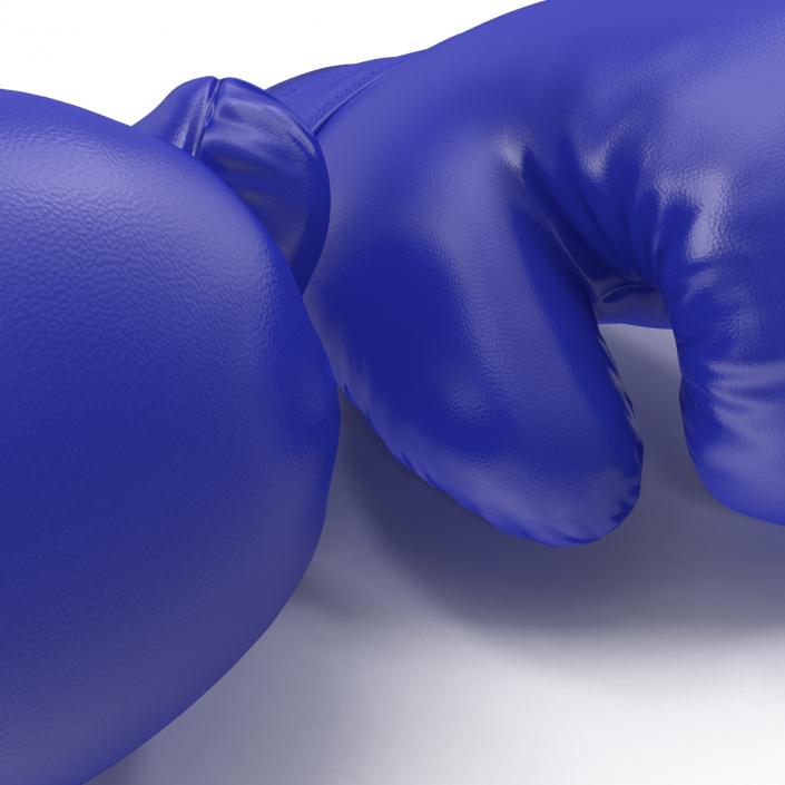 3D Boxing Gloves Blue model