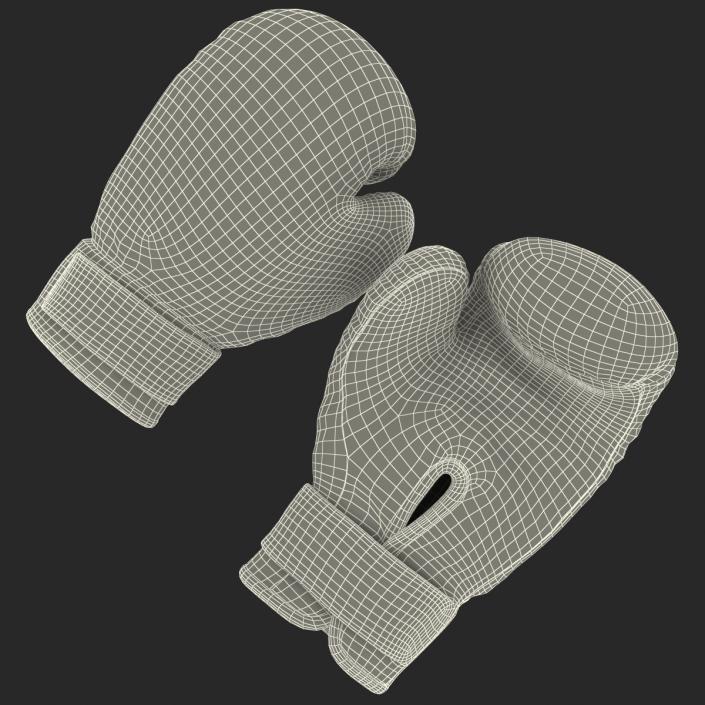 3D Boxing Gloves Blue model