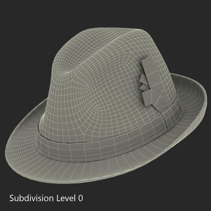 Fedora Hat 2 3D