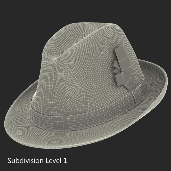 Fedora Hat 2 3D