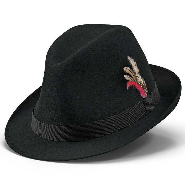 Fedora Hat 2 3D