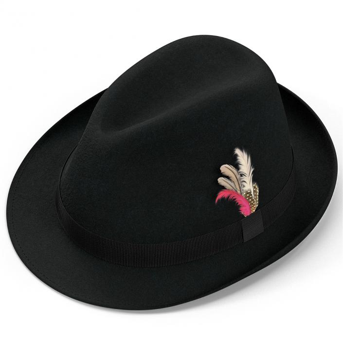 Fedora Hat 2 3D