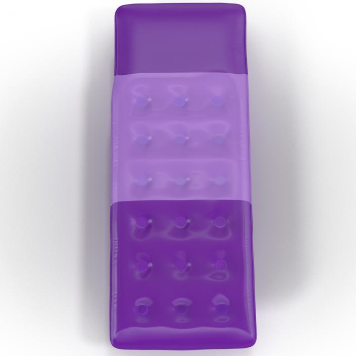 3D model Inflatable Air Mattress Purple