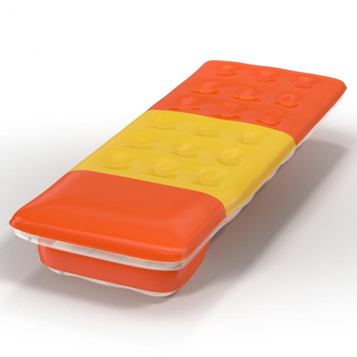 3D model Inflatable Air Mattress Orange