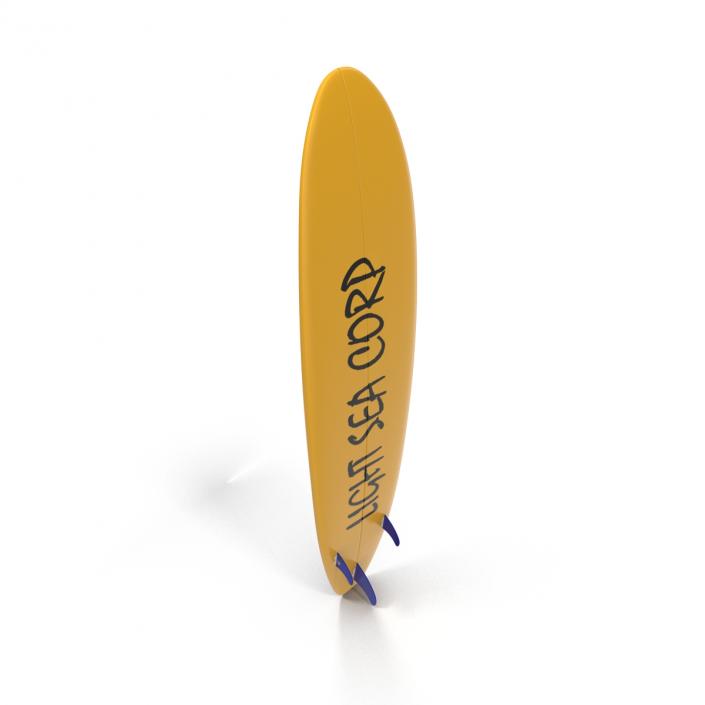 3D Surfboard Longboard 3