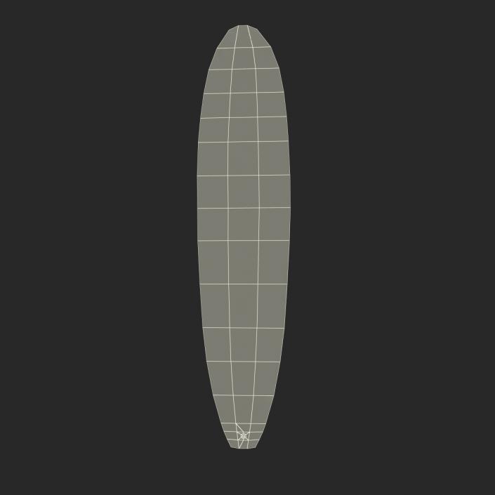 3D Surfboard Longboard 3