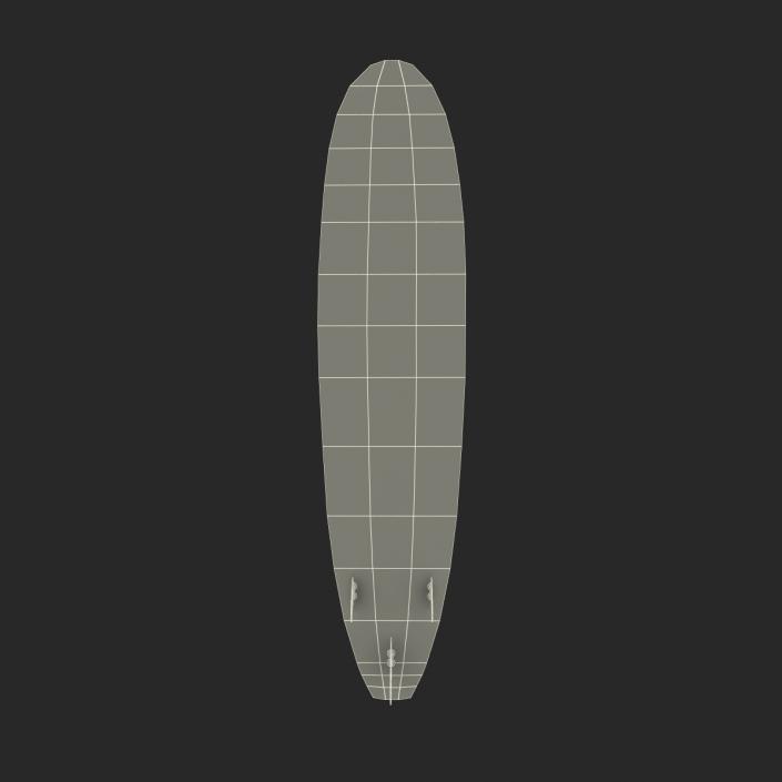 3D Surfboard Longboard 3