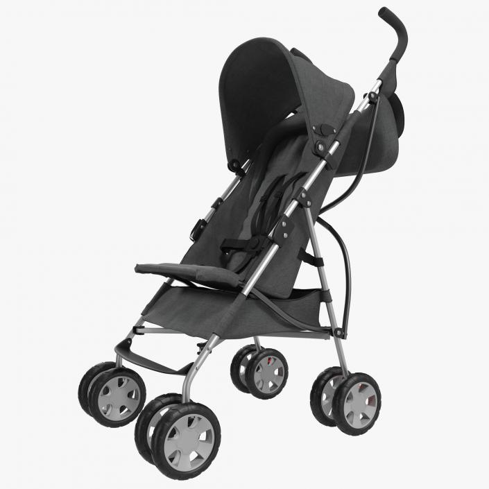 3D Baby Stroller model