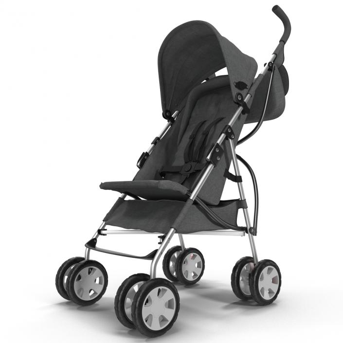 3D Baby Stroller model