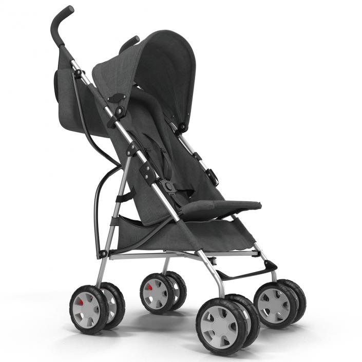 3D Baby Stroller model