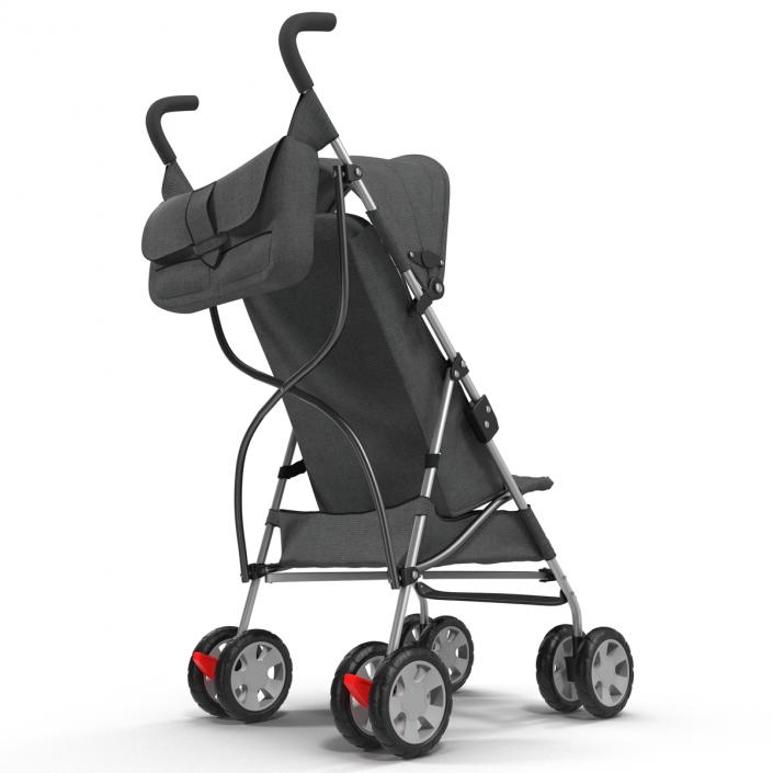 3D Baby Stroller model