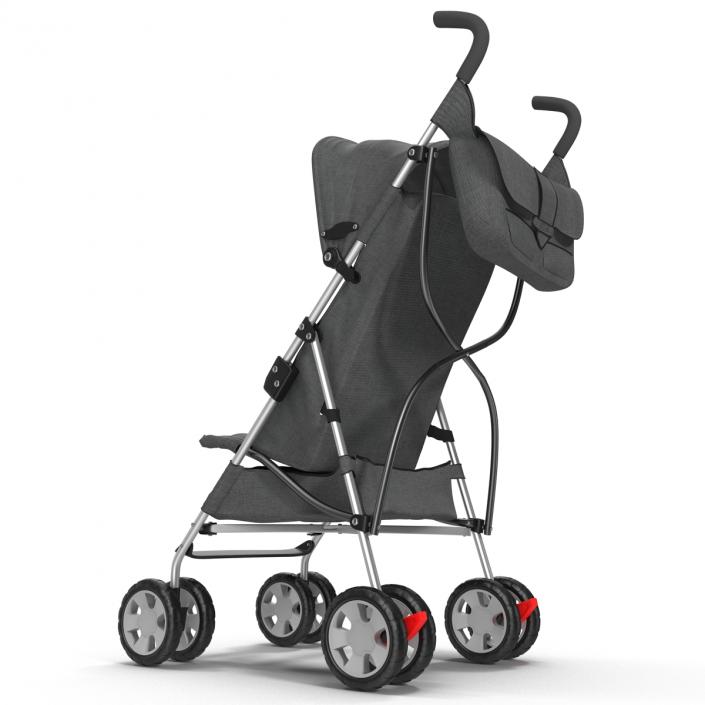 3D Baby Stroller model