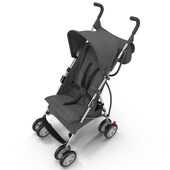 3D Baby Stroller model