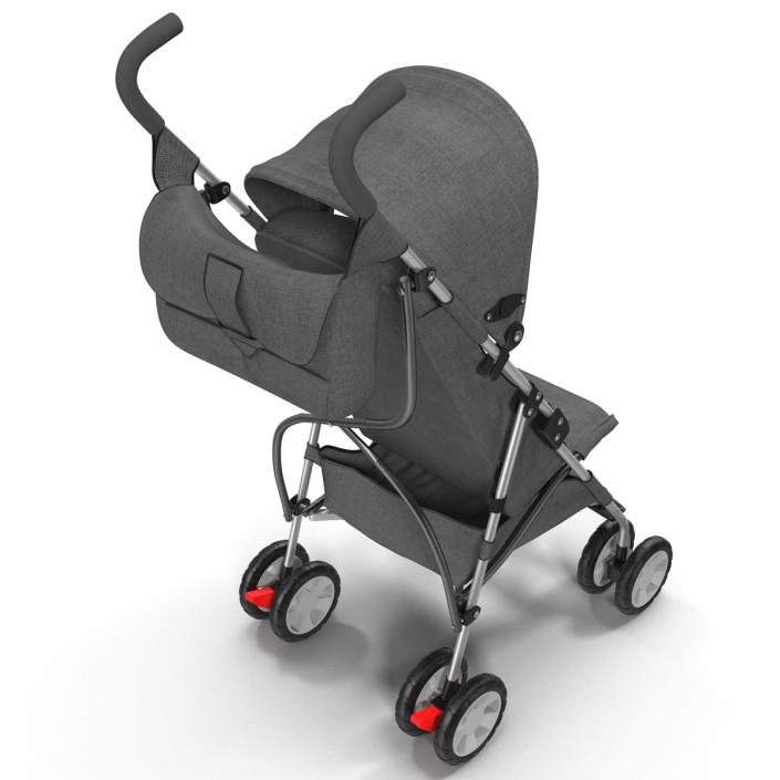 3D Baby Stroller model