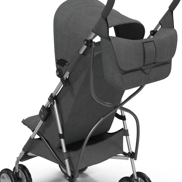 3D Baby Stroller model