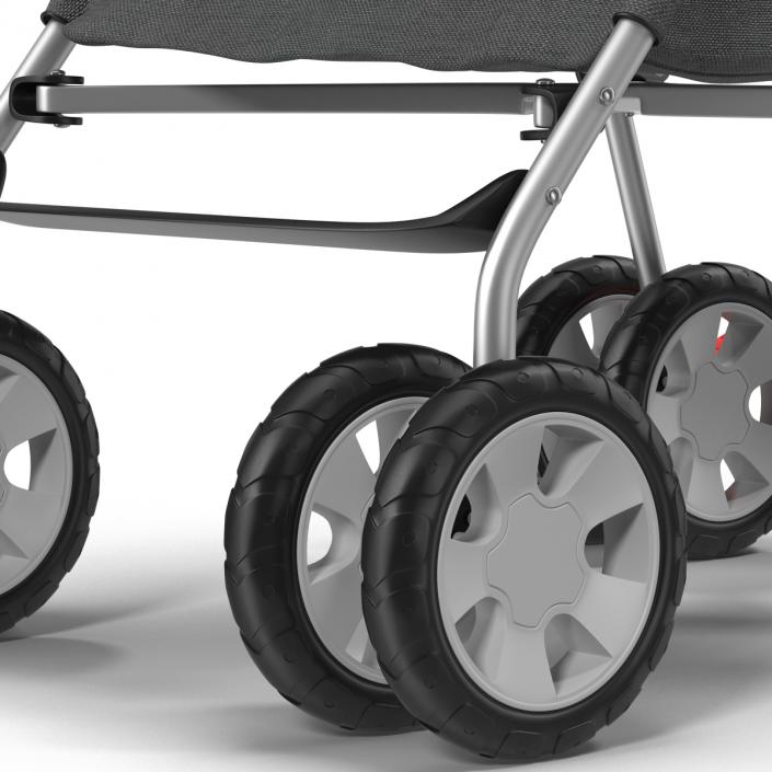 3D Baby Stroller model