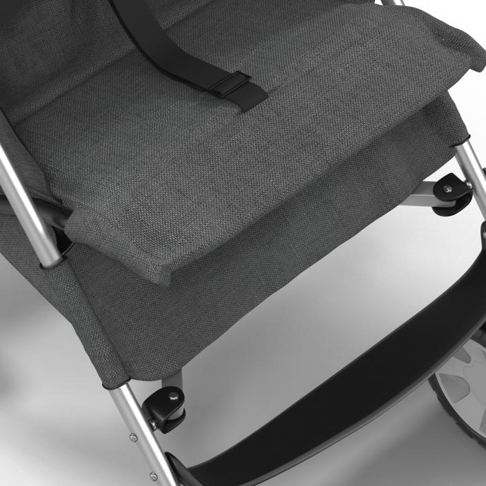 3D Baby Stroller model